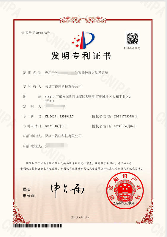 技术专利成果