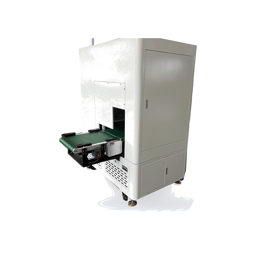 Automated RSSI test station with conveyor loading and shielded enclosure for laptop production testing — view 4