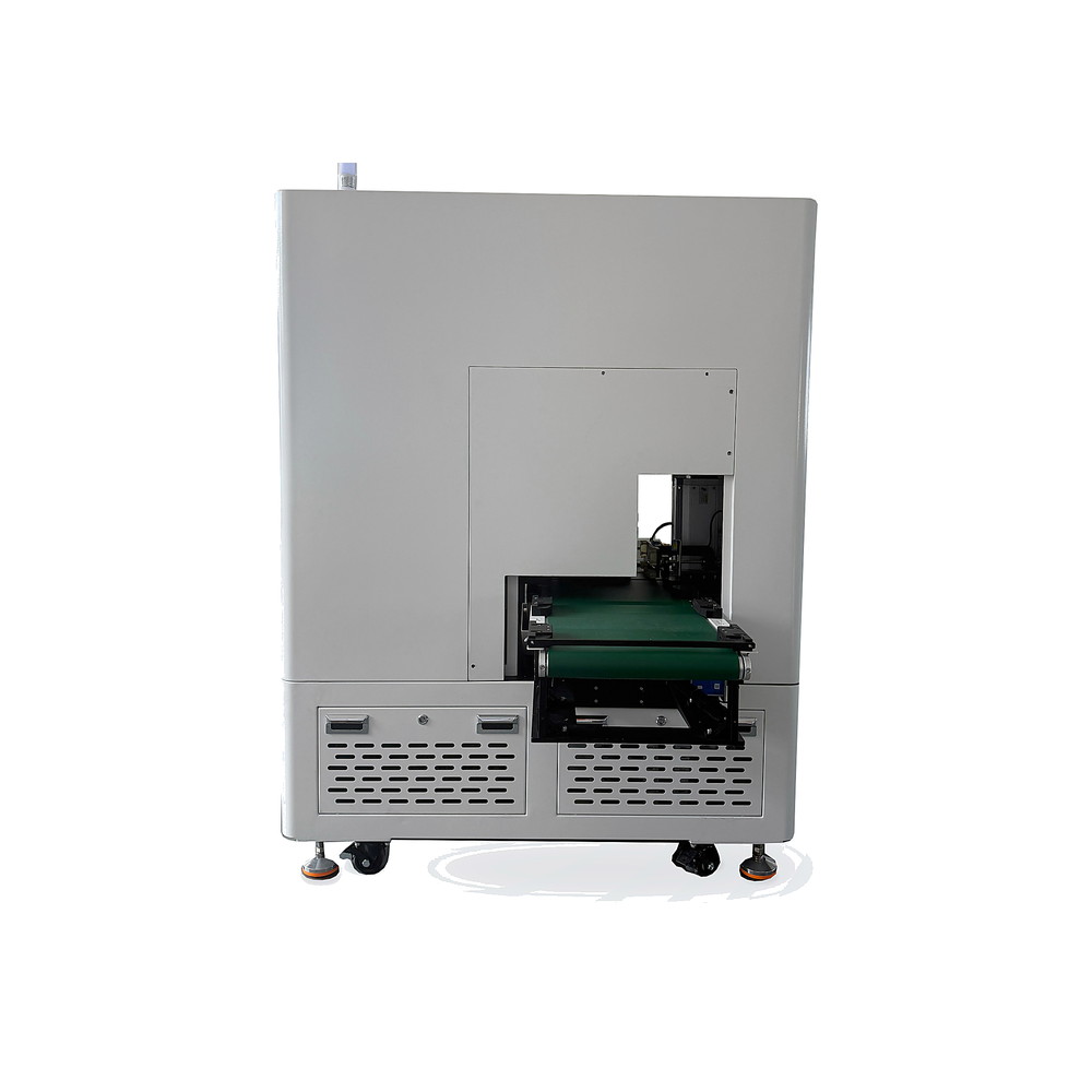 Automated RSSI test station with conveyor loading and shielded enclosure for laptop production testing — view 3