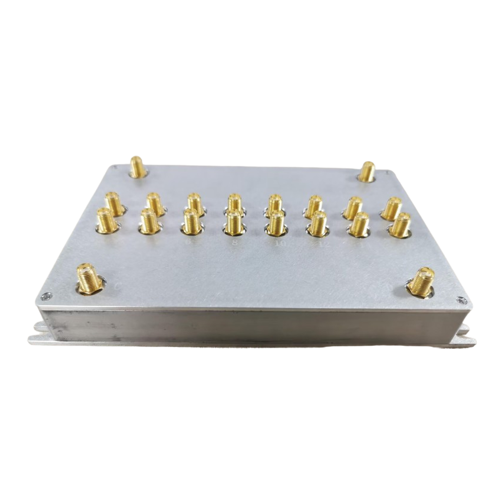 4 by 16 matrix RF switch with SMA ports for 5G multi-antenna production testing